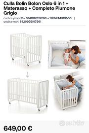 Culla e lettino 2 in 1 - Bolin Bolon