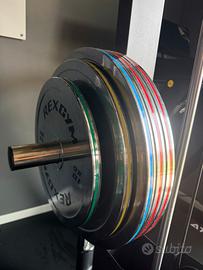 Dischi Rexgym Cromati Powerlifting 160kg