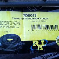Kit Tamburi freno posteriori per Ford Escort Fiest
