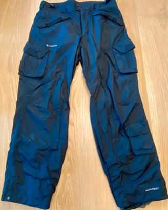 Pantaloni sci/snowboard uomo Columbia colore nero