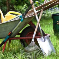 Giardiniere e cura del verde