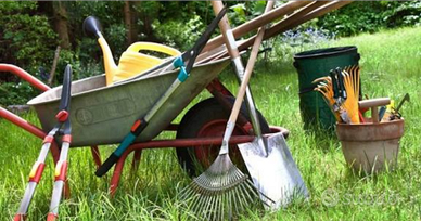 Giardiniere e cura del verde