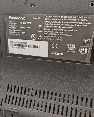 TV portatile 24 pollici Panasonic 