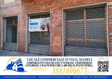 Locale commerciale via G Mameli, 380 mq