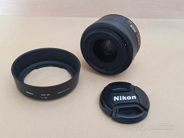 OBIETTIVO NIKON  AF S 35 MM 1.8 G DX COME NUOVO