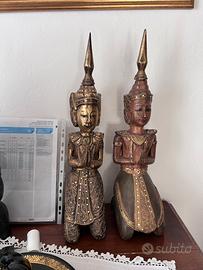 Vintage, correzione copia statue thailandesi