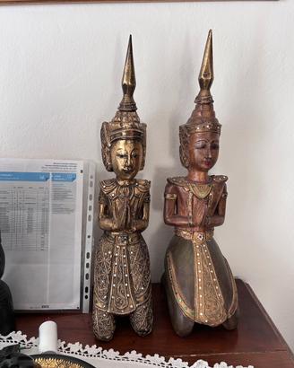 Vintage, correzione copia statue thailandesi