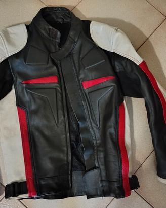 giacca moto in pelle 