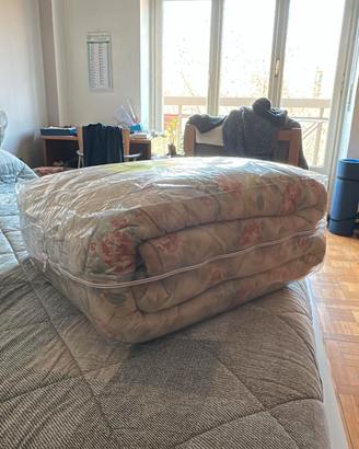 Coperta matrimoniale in lana merinos