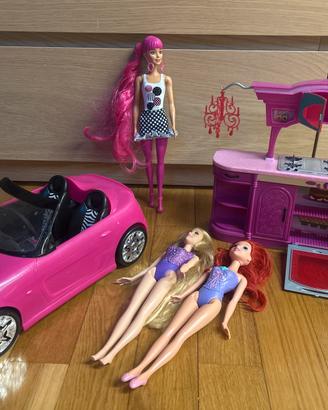 Barbie auto cucina e principesse disney