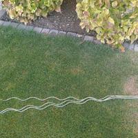 Pali tutori acciaio 180 cm spirale  pomodori