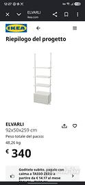 Struttura per cabina armadio ikea