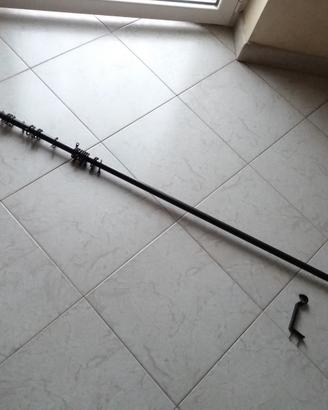 Bastone estensibile per tenda ad anelli