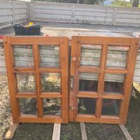 Finestrone finestra legno douglas 143x110