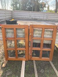 Finestrone finestra legno douglas 143x110