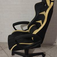 Sedia racing gaming in pvc