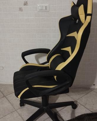 Sedia racing gaming in pvc