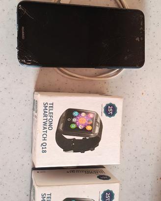 Huawei y6 + smartwatch