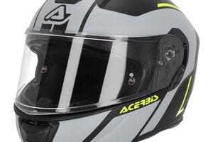 Casco modulare TDC ACERBIS grigio giallo ece. 22.0