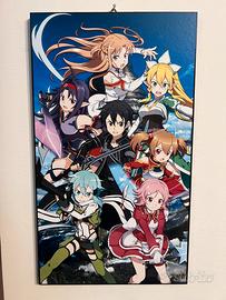 Stampa in legno Sword art online