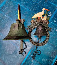 Campane in ghisa dipinte a mano 