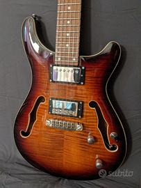Harley Benton CST-24HB Tortoise Flame Semi Hollow