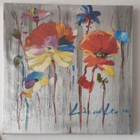 Quadro Floreale Moderno 50x50cm