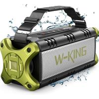 W-King casse bluetooth stereo coppia Powerbank