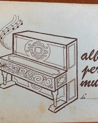 Album per musica vintage 1970 colore azzurro