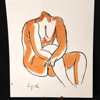 Pietro Lista Salerno – Disegno su cartoncino – 1 f