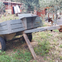 Carrello per motozappa