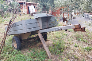 Carrello per motozappa