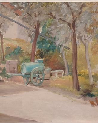 3 quadri Ernesto TOMBA, futurismo 1942