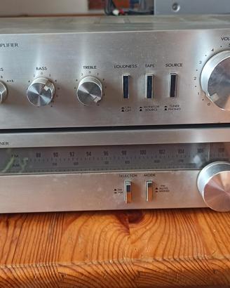 JVC Amplificatore + Sintonizzatore vintage