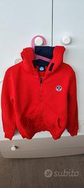North Sails Felpa Bambino con Cappuccio e Zip -T10