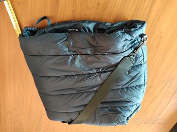 borsa Max e co in piumino blu (reversibile) perfet