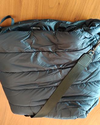 borsa Max e co in piumino blu (reversibile) perfet