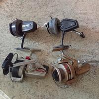 4 mulinelli da pesca vintage 