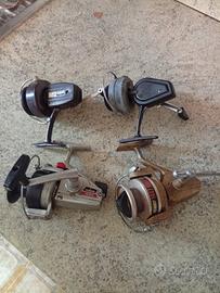 4 mulinelli da pesca vintage 