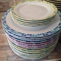 Piatti Tognana piani e frutta Mosaico 22pz