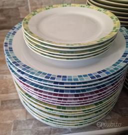 Piatti Tognana piani e frutta Mosaico 22pz