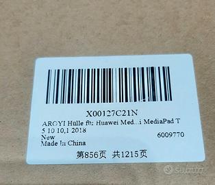 Cover mediapad T5 huawey