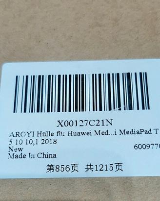 Cover mediapad T5 huawey