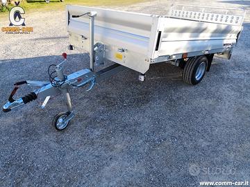 RIMORCHIO CARRELLO BASCULANTE PT15 CON RAMPA DI CA