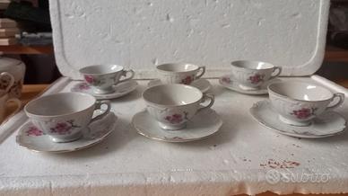 SERVIZIO PORCELLANA TAZZE CAFFÈ 