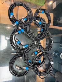 Lotto Cavi XLR Neutrik 5 Metri