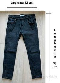 Jeans neri, BERSHKA Uomo, Taglia 40