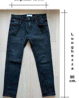 Jeans neri, BERSHKA Uomo, Taglia 40