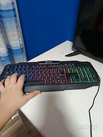 Tastiera Gaming LED RGB - Nedis (Come Nuova)
