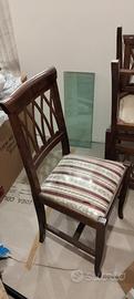 Sedie in legno Set da 6